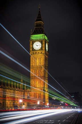 Framed Streams Over Westminster Print