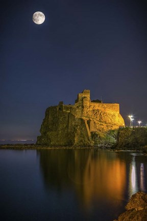 Framed Under the Moon Print