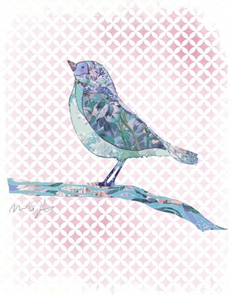 Framed Willow Bird Print