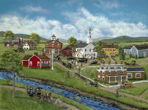 Framed Just Married Print