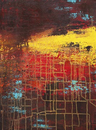 Framed Nimble Morning Canvas I Print