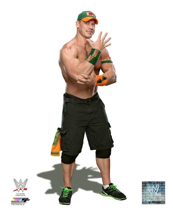 Framed John Cena 2015 Posed Print