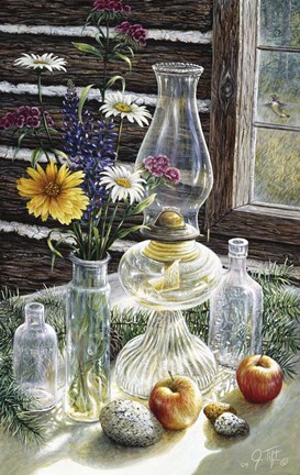 Framed At The Window Print