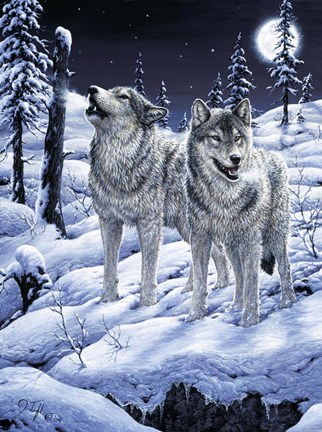 Framed Lunar Calling Print