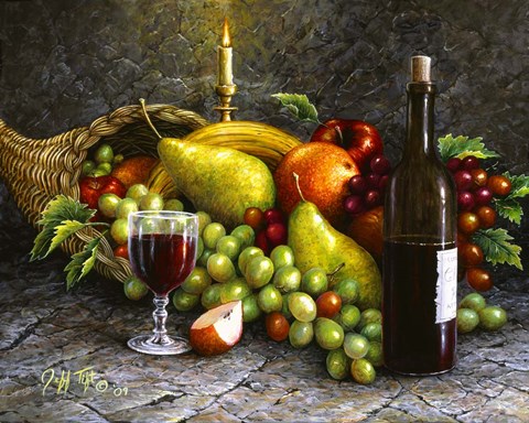 Framed Vintage Print