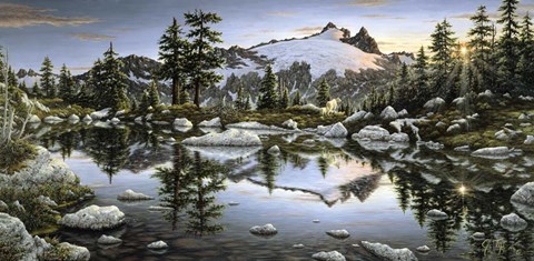 Framed Alpenglow Print