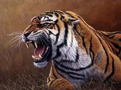 Framed Final Warning Print