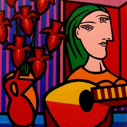 Framed Homage To Picasso 2 Print