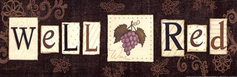 Framed Well Red Print