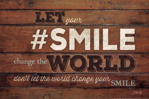 Framed #SMILE - Change the World Print