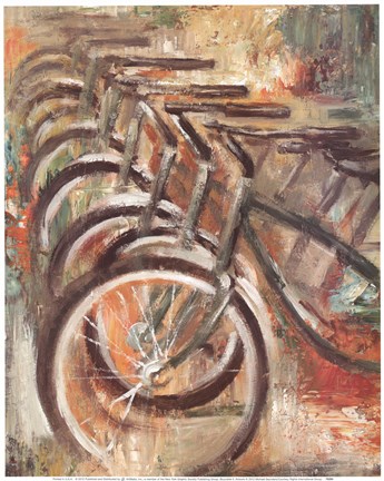Framed Bicyclette II Print