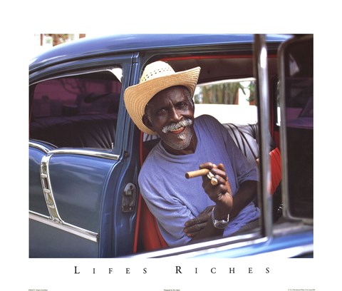 Framed Life&#39;s Riches Print