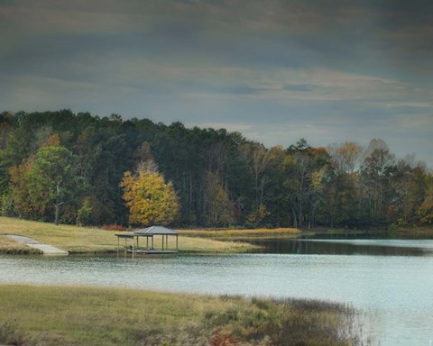 Framed November Dock Print