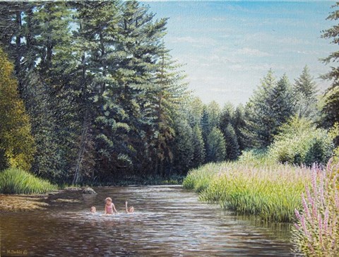 Framed Memories of Summer Print