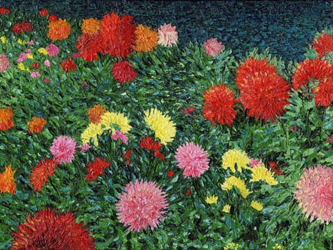 Framed Summer Flowers Print