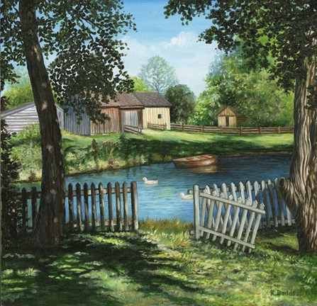 Framed Summer Serenity Print