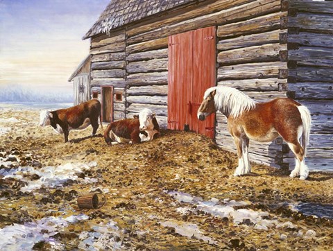 Framed Old Friends 1 Print