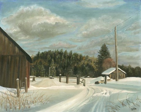 Framed Remus Farm Print