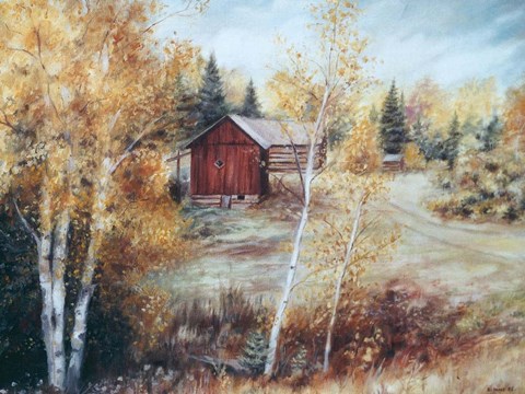 Framed Autumn Colors Quadville On Print