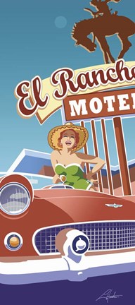 Framed El Rancho Print