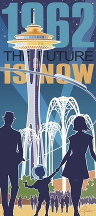 Framed Future is Now Print