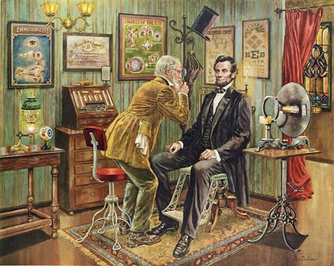 Framed Check Up Print