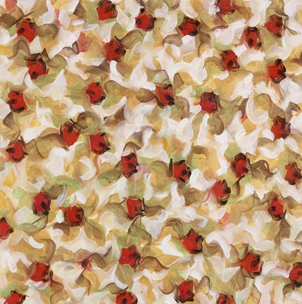 Framed Ladybugs Print