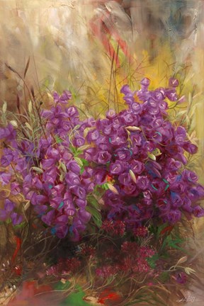 Framed Campanula II Print