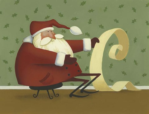 Framed Makin' a list Print