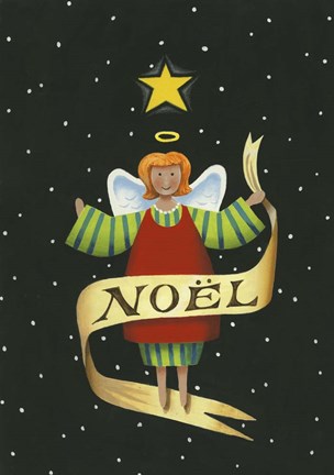Framed Angel Noel Print