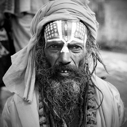 Framed Nepal Saddhu I Print