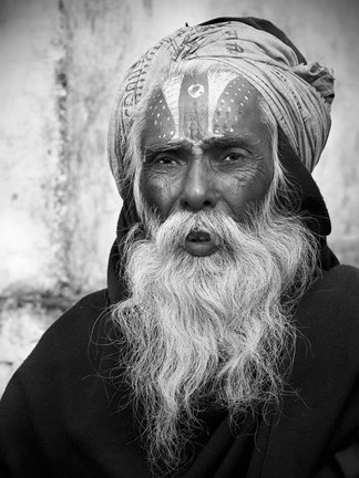 Framed Nepal Saddhu II Print