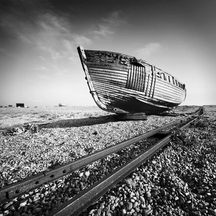 Framed Ship Wreck I Print