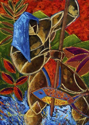 Framed Guarani Hombre De Familia Print