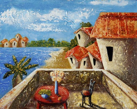 Framed Playa Gorda II Print