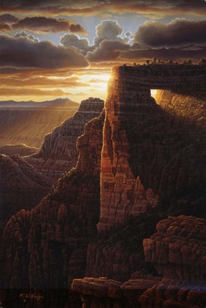 Framed Light Of Life Print