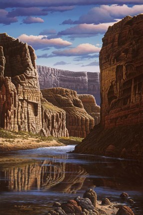 Framed Master Of Time Print