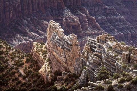 Framed Heaven&#39;s Light Print