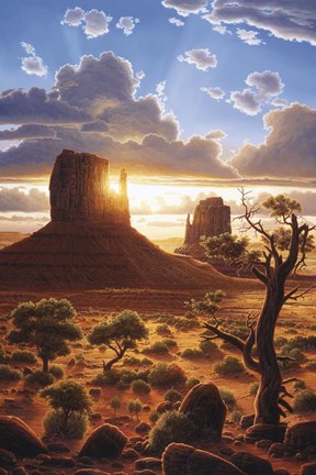 Framed Healing Hands Print