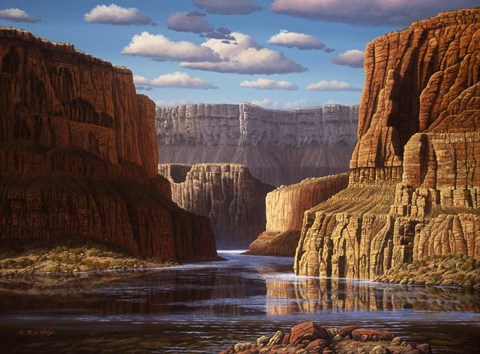 Framed Pristine Sanctuary Print