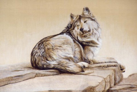 Framed El Lobo Print