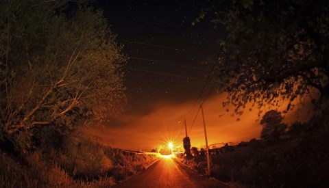 Framed Way To The Stars Print