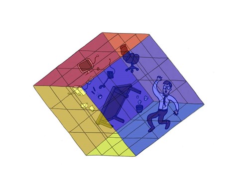 Framed Cubicle Catastrophe Print