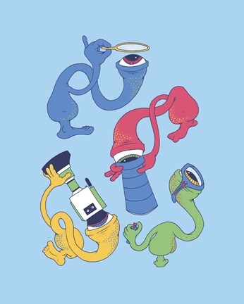 Framed Eye Spy Print