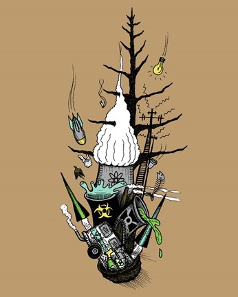 Framed In A Nutshell Print