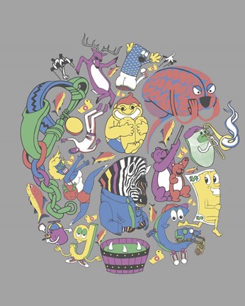 Framed RemixOramA Print