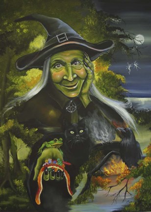 Framed Mmm Trick or Treat Print