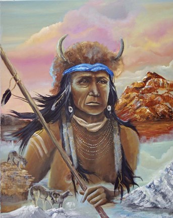 Framed Wolf Song Print