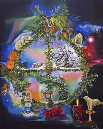 Framed Natures Advent Window Print