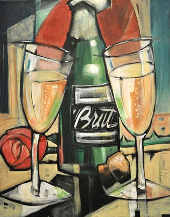 Framed Celebrate Bubbly Print